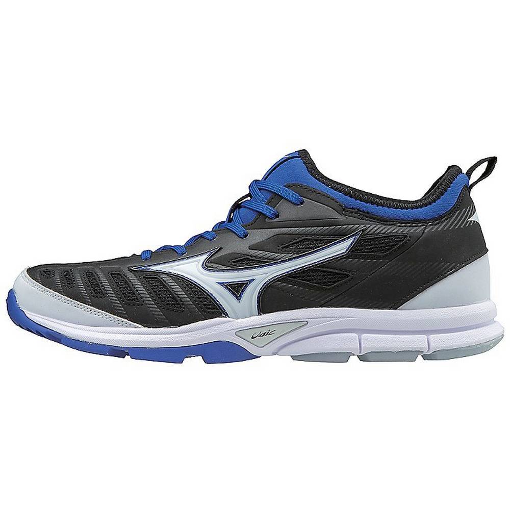 Mizuno Player’s Trainer 2 Turf Férfi Baseball Cipő Fekete/Királykék CNT738045